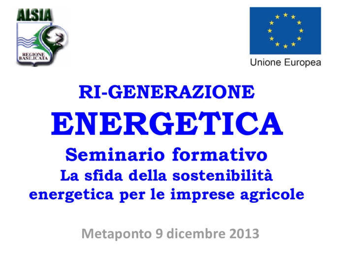 Gestione idrica e risparmio energetico l’esperienza ALSIA con il servizio