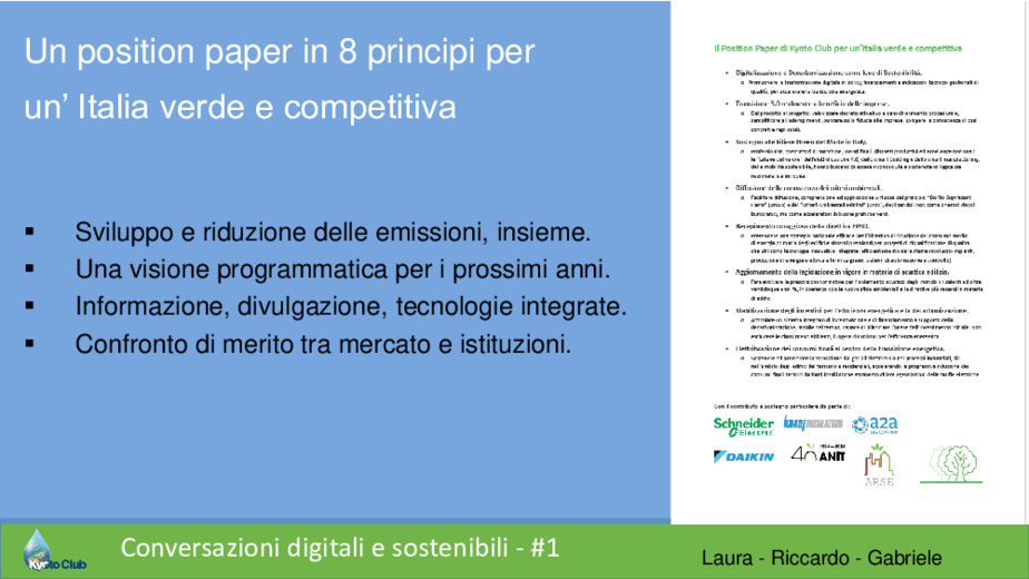 Gli atti del webinar 