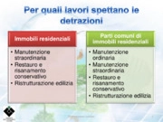 Gli incentivi fiscali per gli interventi di efficienza energetica