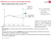 Gli scenari della SEN e le politiche di efficienza energetica