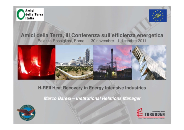 H-REII - Heat recovery in energy intensive industries