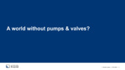 How pumps & valves support a reliable and efficient green