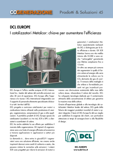 I catalizzatori Metalcor: chiave per aumentare l'efficienza