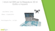 I droni nel BIM per la mappatura 3D di impianti ed edifici