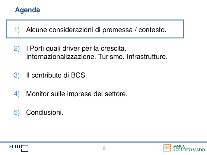 I porti quali driver per la crescita 