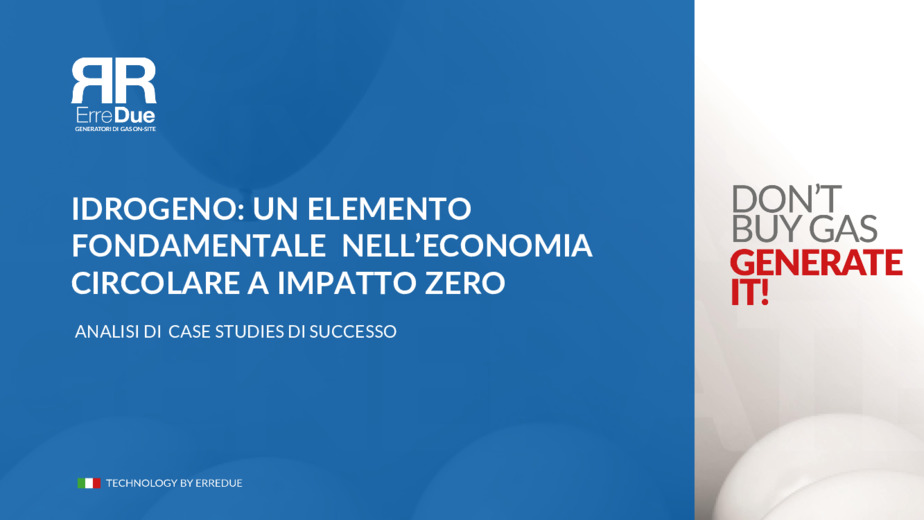 Idrogeno: un elemento fondamentale nell'economia circolare a impatto zero: analisi di alcuni case studies di successo