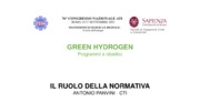 Idrogeno verde: Il ruolo della normativa