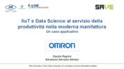 Automazione industriale, Automotive, Cloud Computing, Data Science, Edge computing, Industria alimentare, Internet of things, Web Automation