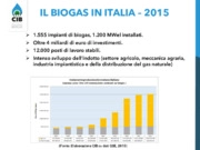 Il biogas: evoluzione di un sistema