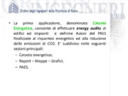 Il catasto energetico per la gestione degli edifici pubblici 
