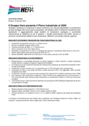 Il Gruppo Hera presenta il Piano industriale al 2028