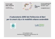 Il Laboratorio ZERO del Politecnico di Bari per la smart city e la mobilità urbana sostenibile
