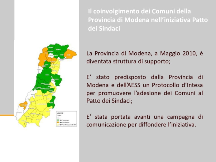 Il Modello ESCo e le buone pratiche in Emilia Romagna