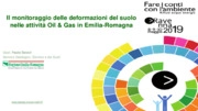 Il monitoraggio delle deformazioni del suolo nelle attivit OIL & GAS in Emilia Romagna
