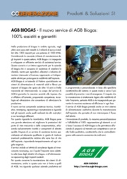 Il nuovo service di AGB Biogas: 100% assistiti e garantiti