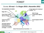 Il progetto FOREST promuove gli incontri tra operatori della filiera