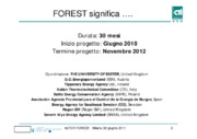 Il progetto FOREST - uno strumento operativo per stimolare la