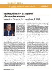 Il punto sulle iniziative e i programmi sulla transizione energetica: intervista a Giuseppe Ricci, presidente di AIDIC