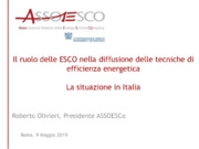Roberto Olivieri  - Assoesco - Associazione Italiana delle Energy Service Company