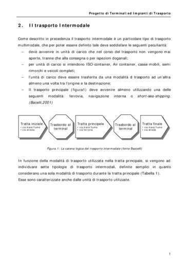 Il trasporto intermodale