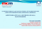 Il (WCM) World Class Manufacturing per il miglioramento dell’efficienza nella