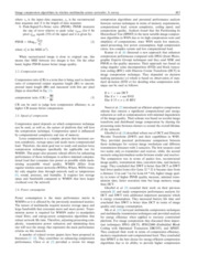 Image compression algorithms in wireless multimedia sensor networks