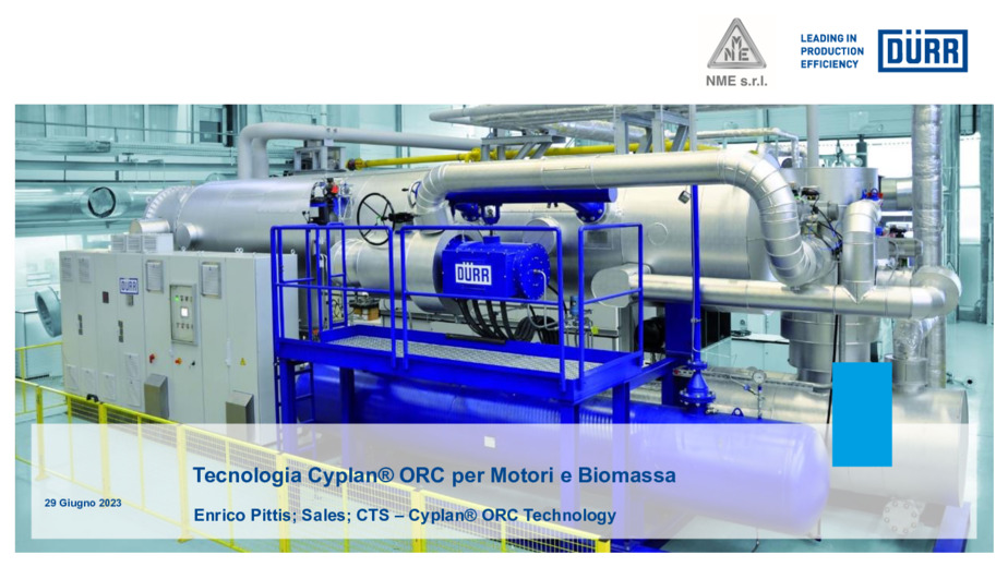 Gli impianti ORC Cyplan convertono il calore proveniente dai motori stazionari e dalla combustione della biomassa in elettricit