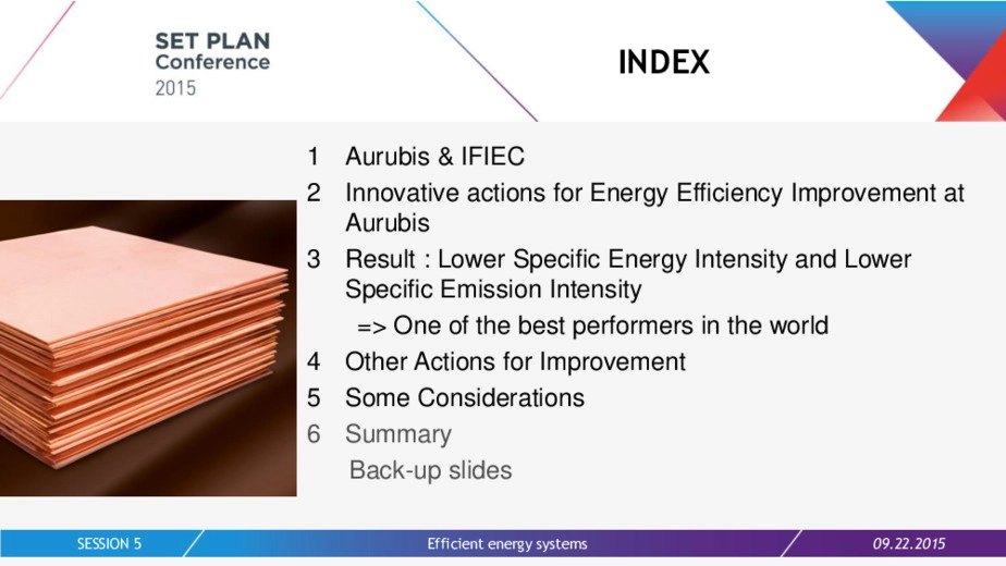 Industrial efficiency in energy-intensive industry