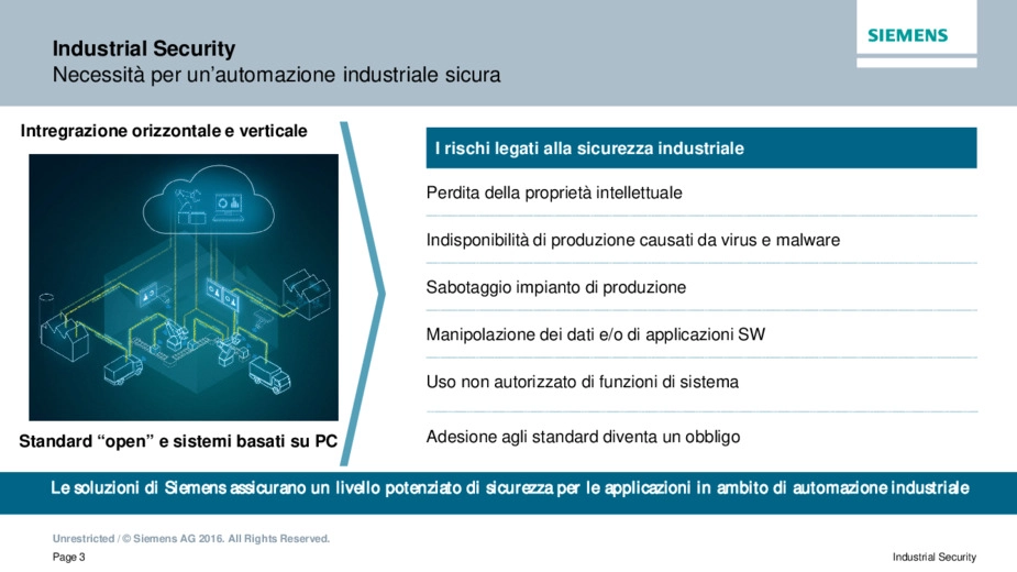 Industrial Security: proteggere il sistema produttivo nellera di Industry 4.0