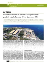 Innovativo impianto a zero emissioni per la sede produttiva della Tonnara di San Cusumano