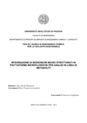 Francesca Longinotti - Department of Industrial Engineering, University of Padova