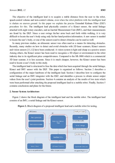 Intelligent lead: a novel HRI sensor for guide robots