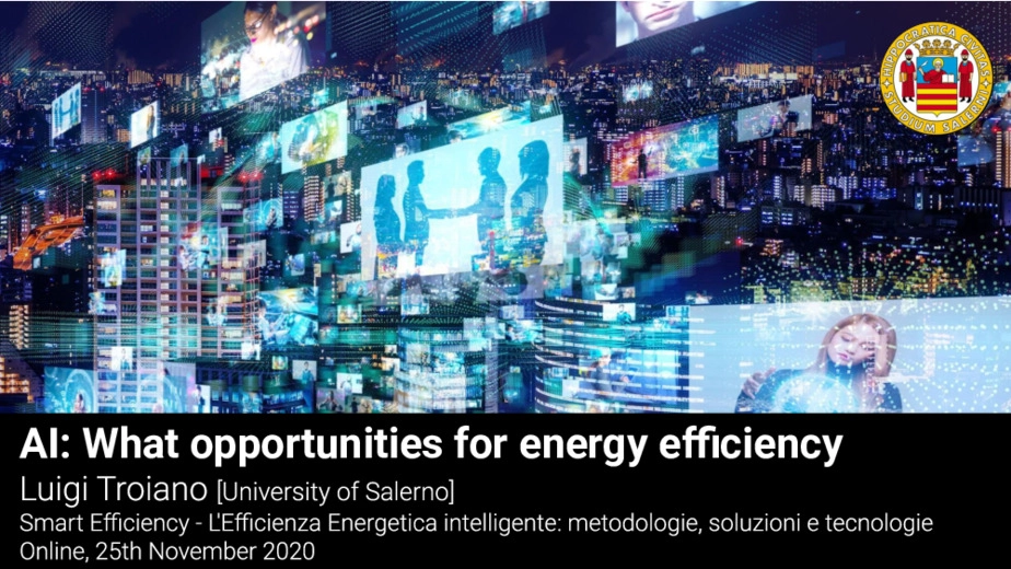 Intelligenza Artificiale - Quali opportunit per l'efficientamento energetico