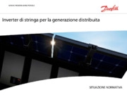 Inverter di stringa per la generazione distribuita