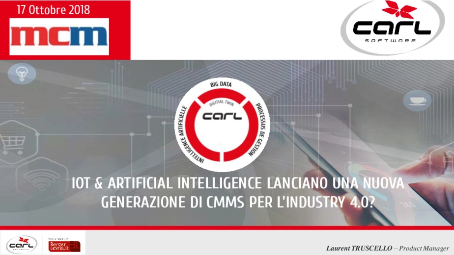IoT & Artificial intelligence lanciano una nuova generazione di CMMS per lIndustry 4.0?