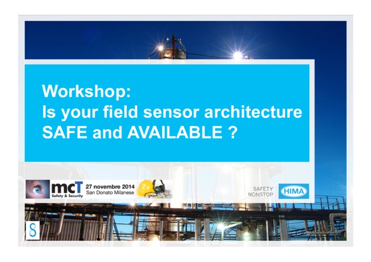 Is your field sensor architecture safe and available?