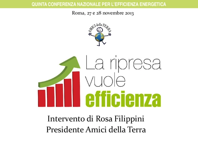 Italia obiettivi “20-20-20” per il 2020 e stato di attuazione