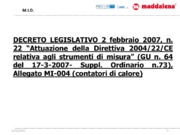 L’articolo 9 del decreto legislativo nr. 102/2014 e la uni