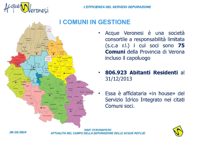 L’efficienza del servizio depurazione 