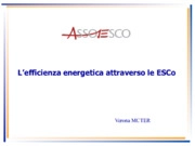 L’efficienza energetica come strategia di espansione
 