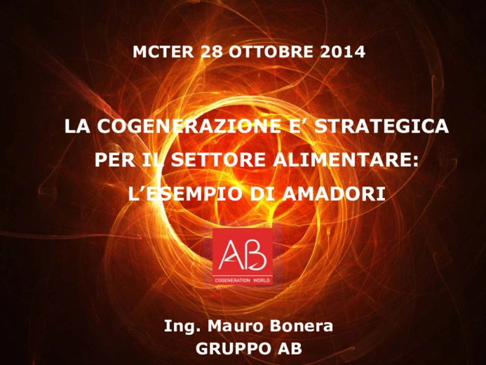 La cogenerazione  strategica per il settore alimentare: l'esempio di Amadori