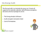 La diagnosi energetica nel settore industriale: utilizzo del software in