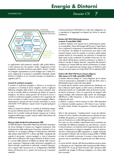 La direttiva sull'efficienza energetica ascolta il CTI