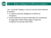 La disciplina dell’efficienza energetica nei principali Paesi europei