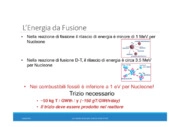 La fusione nucleare in Italia ed in Europa ? il