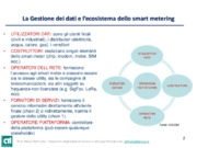 La gestione dei dati di consumo energetico mediante gli smart