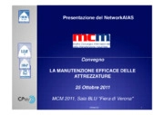 La manutenzione efficace delle attrezzature