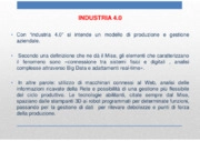 La Manutenzione in una Impresa 4.0:  Valori, organizzazione, formazione