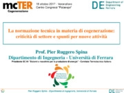 Pier Ruggero Spina - Universit degli studi di Ferrara