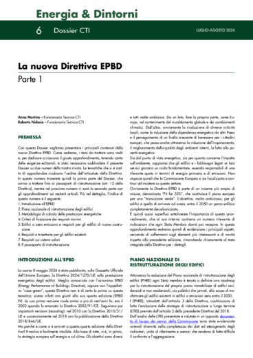 La nuova Direttiva EPBD Energy Performance of Buildings Directive (parte